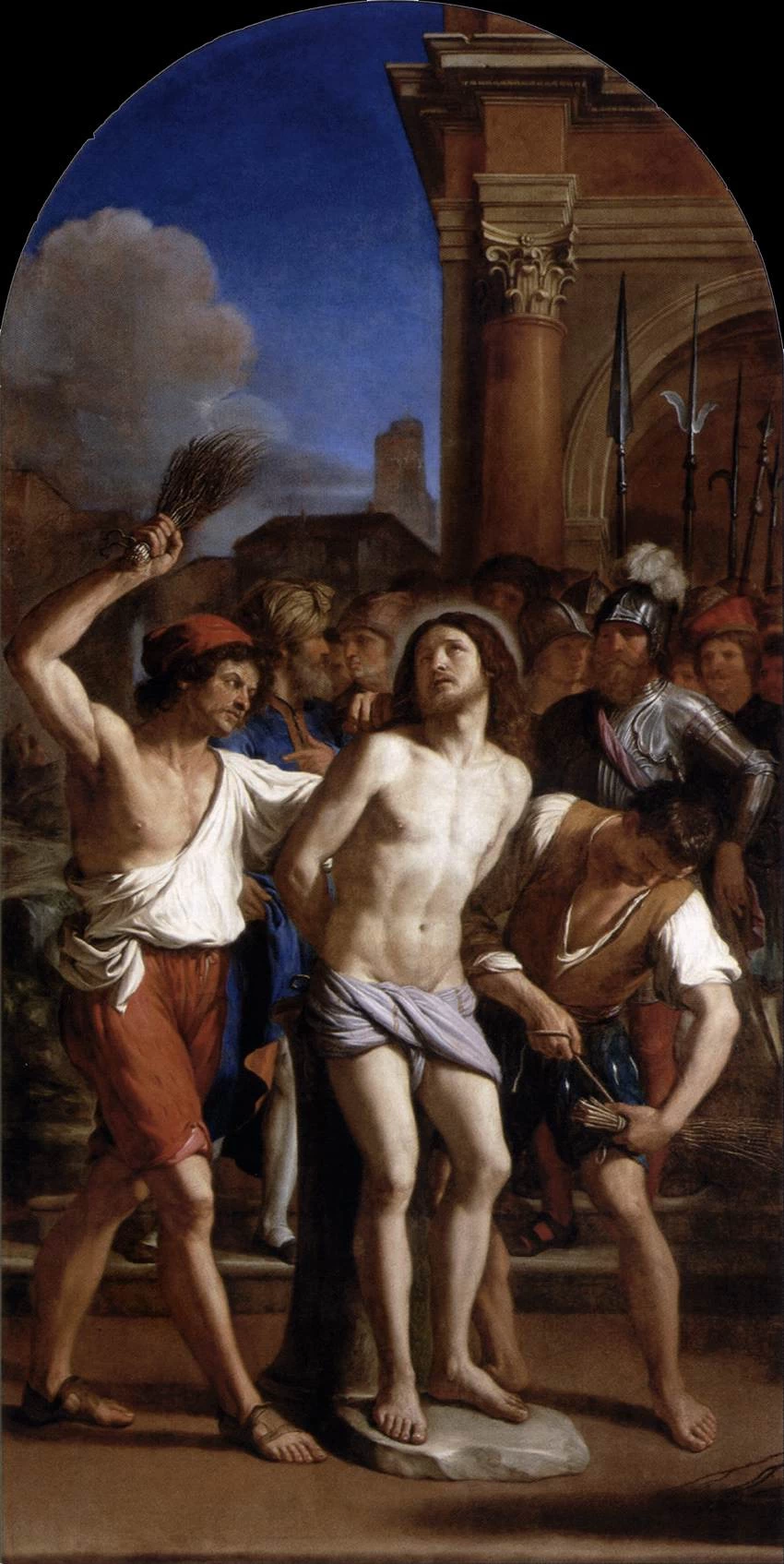 Giovanni Francesco Barbieri, il Guercino - 377, La flagellazione, Budapest Museum of Fine Arts